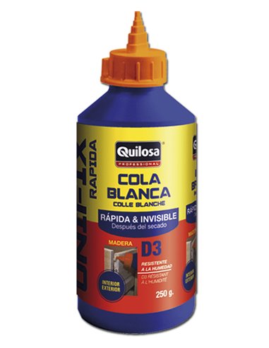 QUILOSA UNIFIX COLA BLANCA RAPIDA BIBERON D3-250 GR10043877