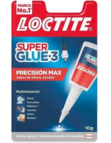 HENKEL LOCTITE SUPER GLUE-3 CIANOCRI10 GR.PRECISION MAX2640970