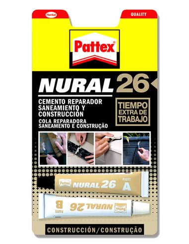 HENKEL PATTEX NURAL  26 DE  22 ML PORCELANA1842189