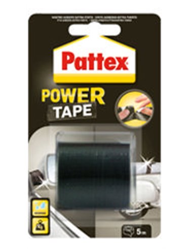 HENKEL POWER TAPE CINTA ADH.50x  5 MT NEGRA BLISTER2893899