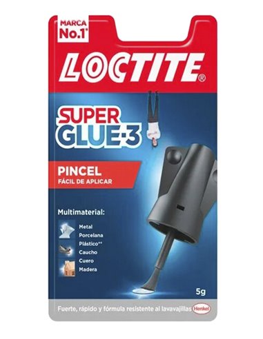 HENKEL LOCTITE SUPER GLUE-3 CIANOCRIL5 GR.SLALON PINCEL2640969