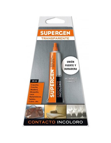 PEGAMENTO SUPERGEN INCOLORO-    20 ML BLISTER62601-00000-00