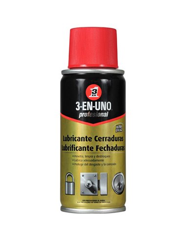 3 EN 1 LUBRICANTE AEROSOL CERRADURAS DE 100 ML34463 