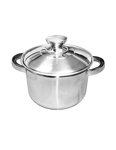 TALOX OLLA ACERO INOX 18/8 C/TAPA 22 X 14 CM - 5,3 LTS MOD. 201