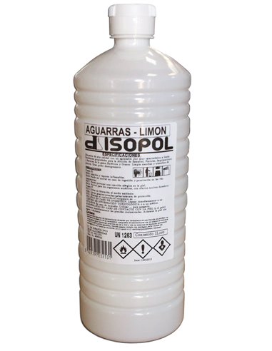 DISOPOLSA AGUARRAS OLOR LIMON PLASTICO 1 LITRODDAGLI12*1PET