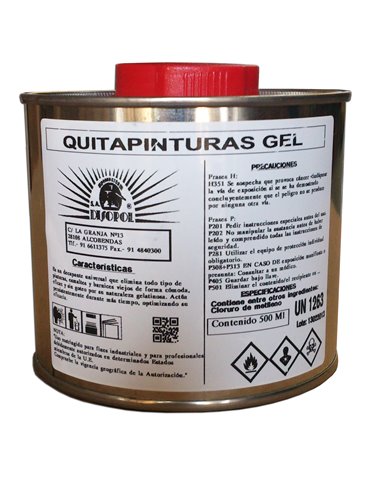 DISOPOLSA QUITAPINTURA GEL LATA   500 MLDDDQ24*050CH