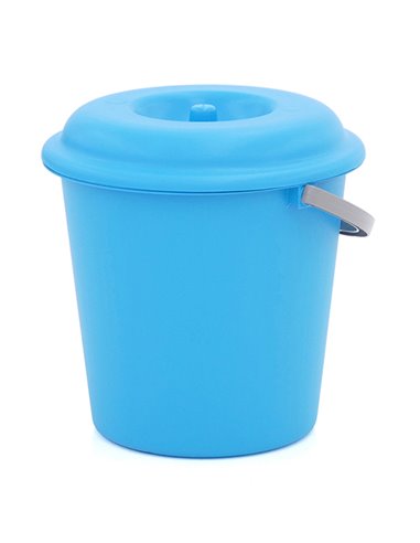 PLASTIKEN CUBO BASURA NATURE 16 L AZUL 6416L-AZU