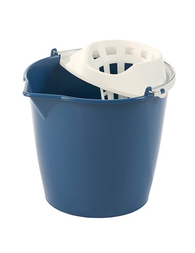 PLASTIKEN CUBO PICO+ESCURRIDOR 13L IMPACTO AZUL 9213L-000