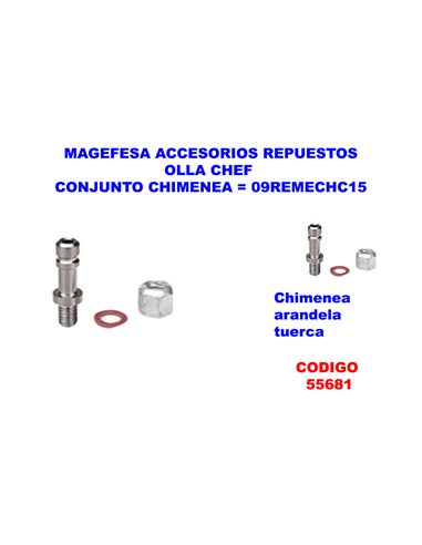 MAGEFESA ACC.OLLA CHEF CONJUNTO CHIMENEA09REMECHC15