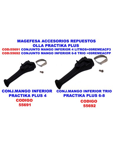 MAGEFESA ACC.OLLA PRACTIKA PLUS CONJ.MANGO INFE.TRIO09REMEMACPP