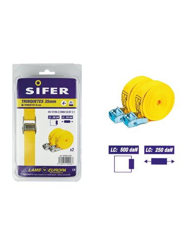 SIFER PONSA TRINQUETE 35 MM 4 M (2 UND) SITR35-4-B2