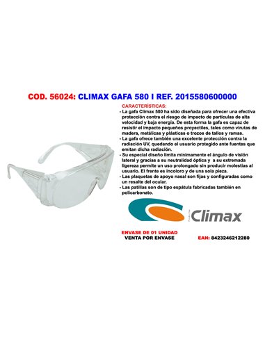 CLIMAX GAFA  580 I REF 2015580600000 