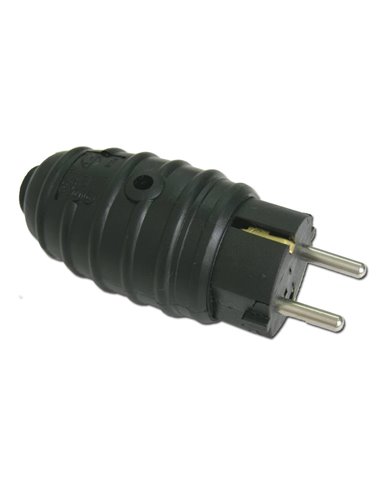 ELECTRICIDAD CLAVIJA BIPOLAR CON TT GOMA NEGRA BLIST 50304-44304