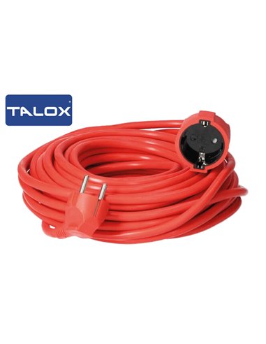 TALOX ALARGADOR CABLE ROJO 2P+T 3X1,5 X 10 M3DGYFB-04/10