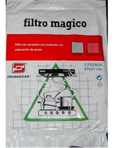 FILTRO CAMPANA MAGICO 57 X 47 CM. 2 UDS. REF. 00807