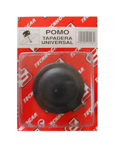 POMO TAPADERA UNIVERSAL NEGRO CON TORNILLO TECNHOGAR REF. 01443