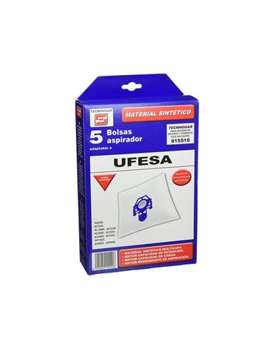 BOLSA ASPIRADOR PACK 5 UDS. UFESA 915510