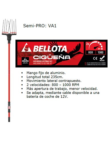 BELLOTA VAREADOR SEMIPROFESIONAL 12 V VA1