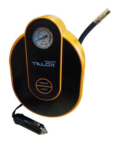 TALOX MINICOMPRESOR DE INFLAR CONEXION COCHE 12V+3BOQUILL690003