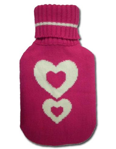 BOLSA AGUA CALIENTE 2 LITROS CORAZONES PINK03001508