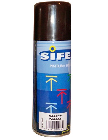 SIFER PINTURA SPRAY ESMALTE ACRILI.BRILLANTE 200ML MARRON TABACO