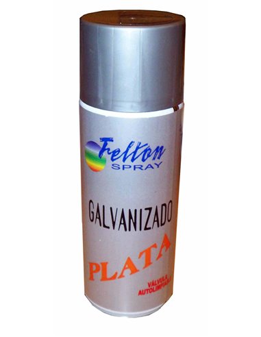 PINTURA SPRAY 400ML GALVANIZADO PLATA F-1410