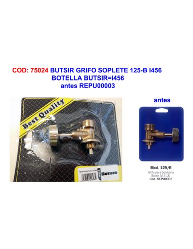 BUTSIR GRIFO SOPLETE 125-B I456 BOTELLA BUTSIRREPU0003