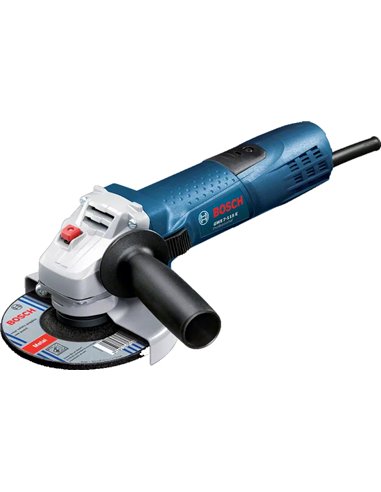 BOSCH MINI-AMOLADORA ANGULAR GWS 7-115E+CAJA 720W0601388203