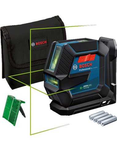 BOSCH NIVEL LASER DE LINEAS PRO GLL 2-15 G + LB 100601063W00