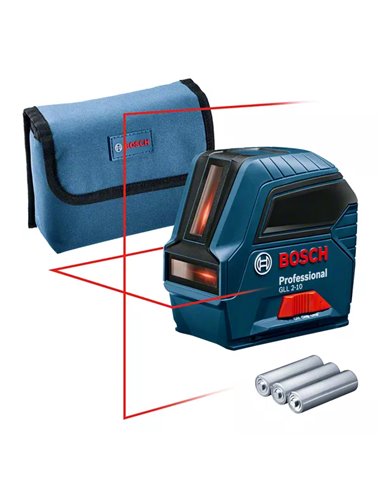 BOSCH NIVEL LASER DE LINEAS PROFESSIONAL GLL 2-100601063L00