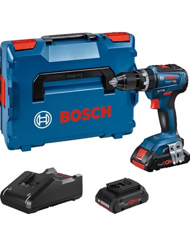 BOSCH TALADRO PERCUTOR BATERIA GSB18V-55+2x5AH+GAL18V06019H530B