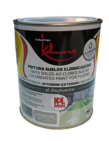 KOLMAN PINTURA SUELOS-PARKIN CLOROCAUCH 750 ML AMARILLO SEMIMATE