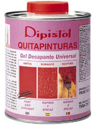 DIPISTOL QUITAPINTURA UNIVERSAL GEL 375 ML(SIN CLORURO METILENO)