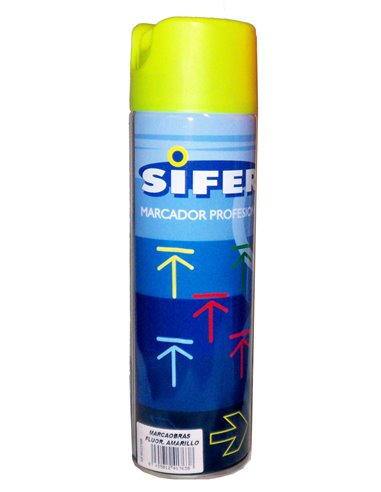 SIFER MARCADOR PROFESIONAL 500ML SECO/HUMEDO AMARILLOSF10121108