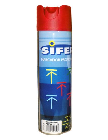 SIFER MARCADOR PROFESIONAL 500ML SECO/HUMEDO ROJOSF07120425