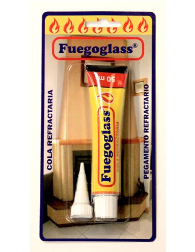 FUEGOGLASS PACK TUBO COLA REFRACTARIA 50 ML B0243