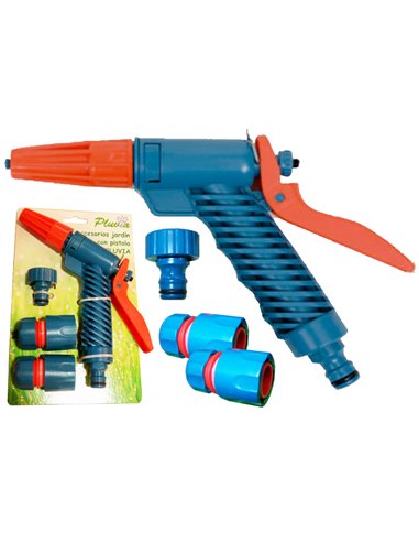 PLUVIA KIT PISTOLA+CONEXION+ADAPTADOR 1/2-3/4K832F-4CS