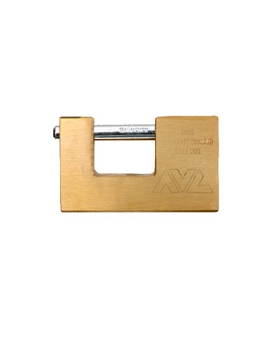 AVL CANDADO LATON RECTANGULAR 70 MM U70