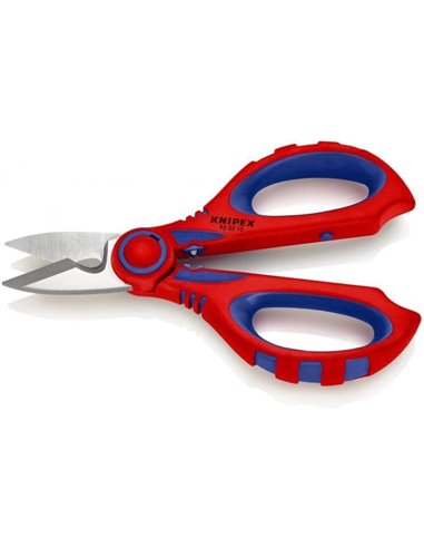 KNIPEX TIJERA ELECTRICISTA CORTE MICRODENTADO 160 mm950510 SB