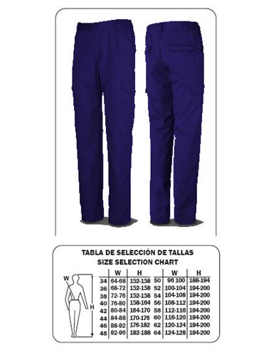 MARCA PANTALON TERGAL AZUL MARINO 38388PAM38