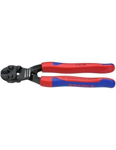 KNIPEX CORTABULON 7102-200 COBOLT M PLASTICO BIMATERIAL BICOLOR