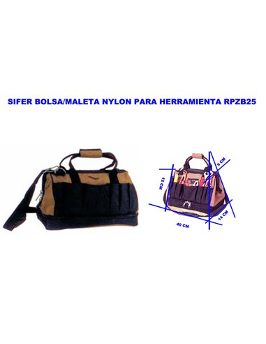 SIFER BOLSA/MALETA NYLON PARA HERRAMIENTA RPZB25