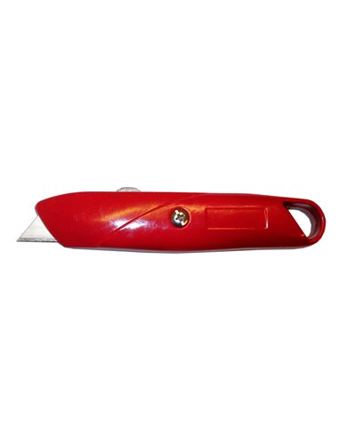 SIFER CUTTER ECO HOJA CORTA LJ-2028A+1 CUCHILLAS 19MMA ROJO BLIS