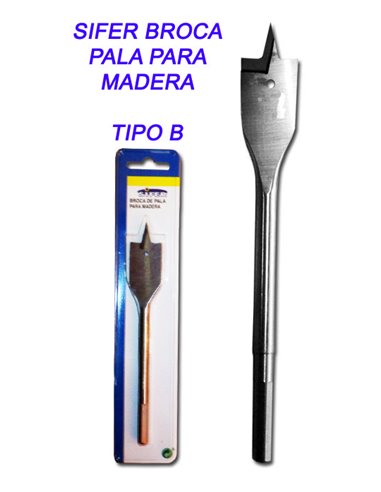 SIFER BROCA DE PALA PARA MADERA 34        TIPO B