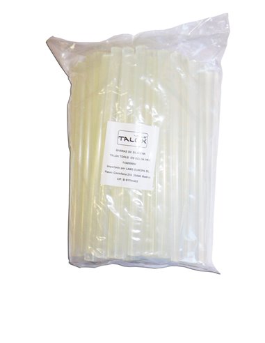 TALOX COLA TERMOFUSIBLE SILICO TRANSL BARRA BOLSA 1 KG.11x200 MM