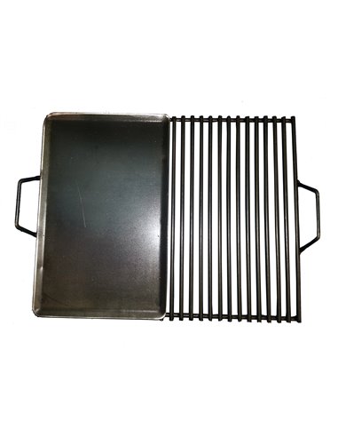 PARRILLA PLANCHA MIXTA 50 x 40 CON ASAS