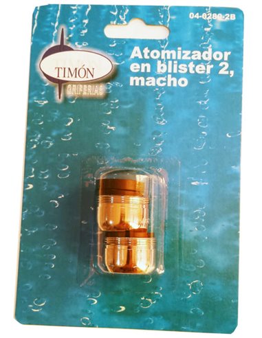 Atomizador Pluvia M-24x100 Macho Sin Rótula BL-2 Und. 04-0280-2B