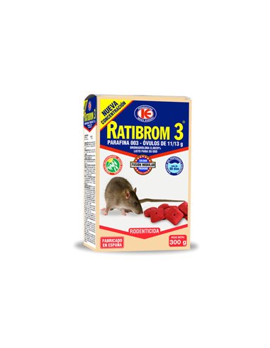 Rat poison Ratibrom-3 Mini Ovules 11/13 g Case 300 g D01.313