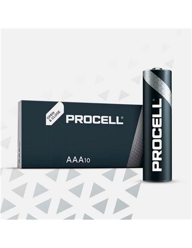 Batterie alcaline Duracell LR-3 AAA Procell 10 unità