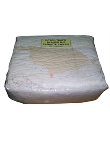 Cotton Rag White M-2 Package 5 kg TBML2P050